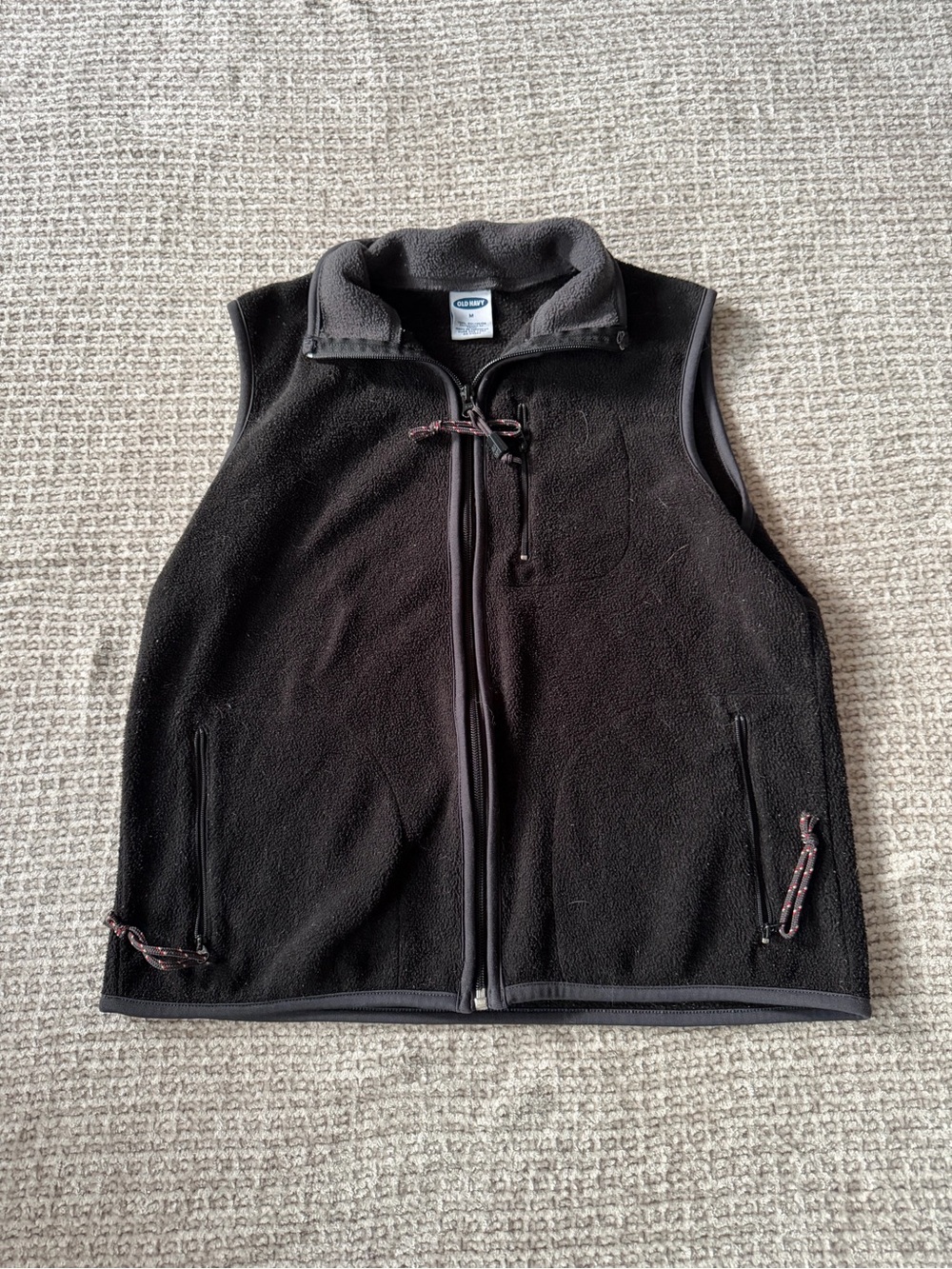 Old Navy Black Fleece Zip Hoodie